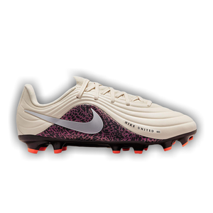 Nike United Jr. Tiempo Maestro Academy MG Low GS 'Fossil Burgundy Crush Metallic Silver'