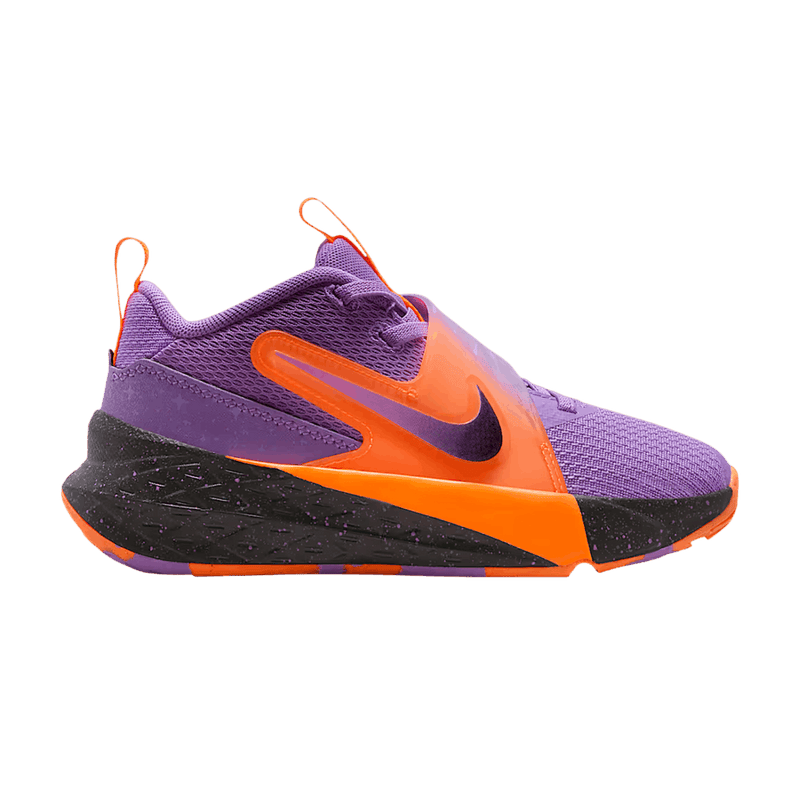 Nike Team Hustle D12 PS 'Bright Violet Total Orange Cool Grey Black' IO9849 500