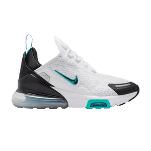 Nike Air Max 270 Premium GS 'White Black Metallic Silver'