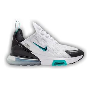 Nike Air Max 270 Premium GS 'White Black Metallic Silver'