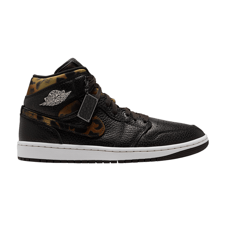 Air Jordan Wmns 1 Mid SE 'Black Velvet Brown' IQ5161 001
