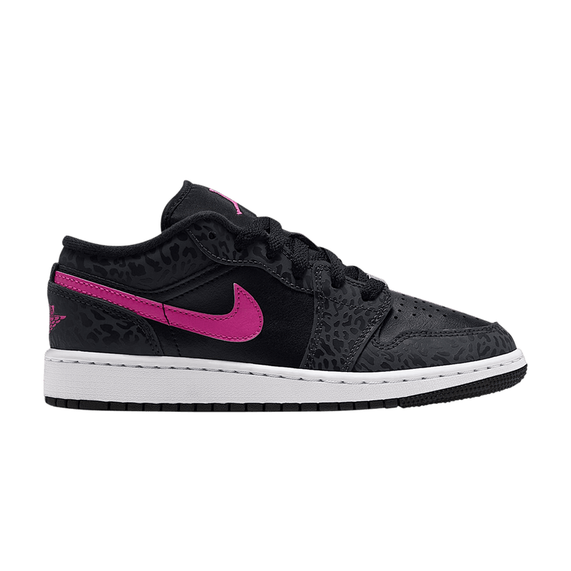 Air Jordan 1 Low SE GS 'Anthracite Black White Laser Fuchsia' IQ5244 001