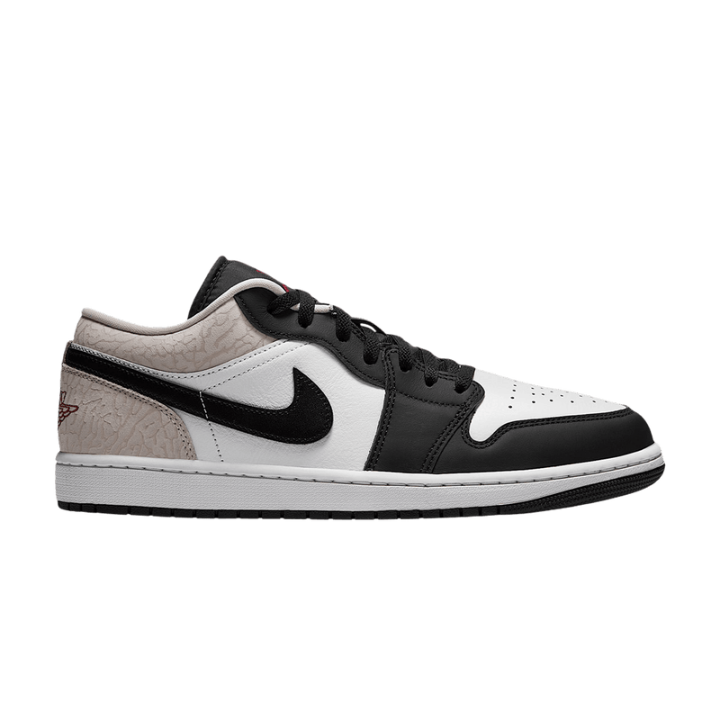 Air Jordan 1 Low SE 'Black White Light Orewood Brown Team Red' IQ5490 007