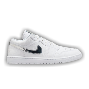 Air Jordan Wmns 1 Low SE 'White Metallic Silver'