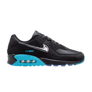 Nike Air Max 90 Premium 'Black Gamma Blue Ice Chrome'