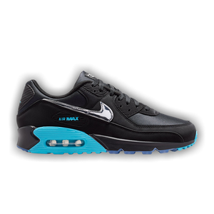Nike Air Max 90 Premium 'Black Gamma Blue Ice Chrome'