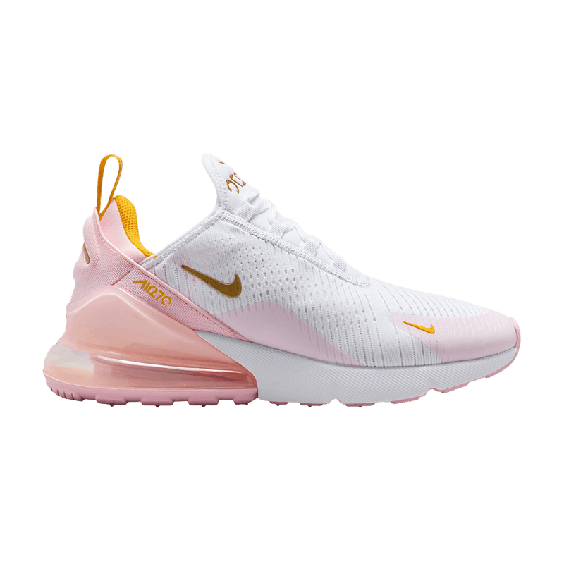 Nike Wmns Air Max 270 'White University Gold Pink Foam Metallic Gold' IQ9607 100