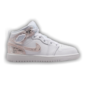 Air Jordan 1 Mid SE PS 'White Field Silver'