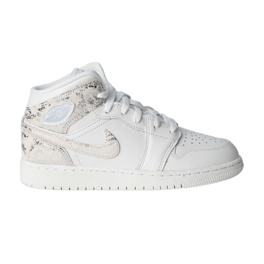 Air Jordan 1 Mid GS 'White Field Silver'