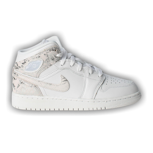 Air Jordan 1 Mid GS 'White Field Silver'