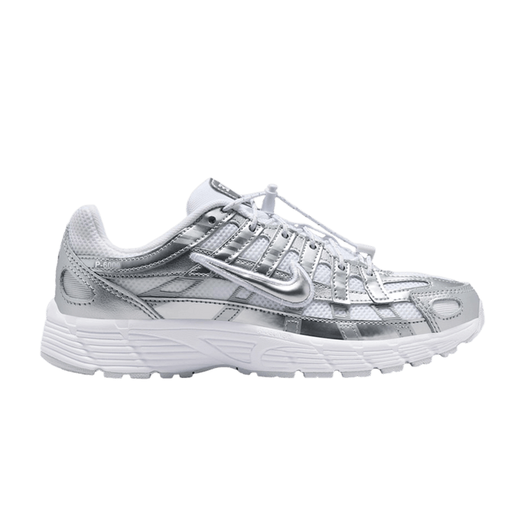 Nike P-6000 GS 'White Metallic Silver Vast Grey' IR5228 100
