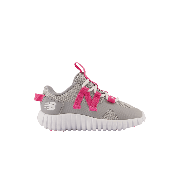 New Balance Playgruv v2 Bungee Toddler 'Grey Hi-Pink' ITPGRVAD