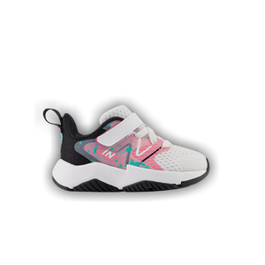 New Balance Rave Run v2 Bungee Lace Top Strap Toddler 'White Real Pink Paint Splatter'