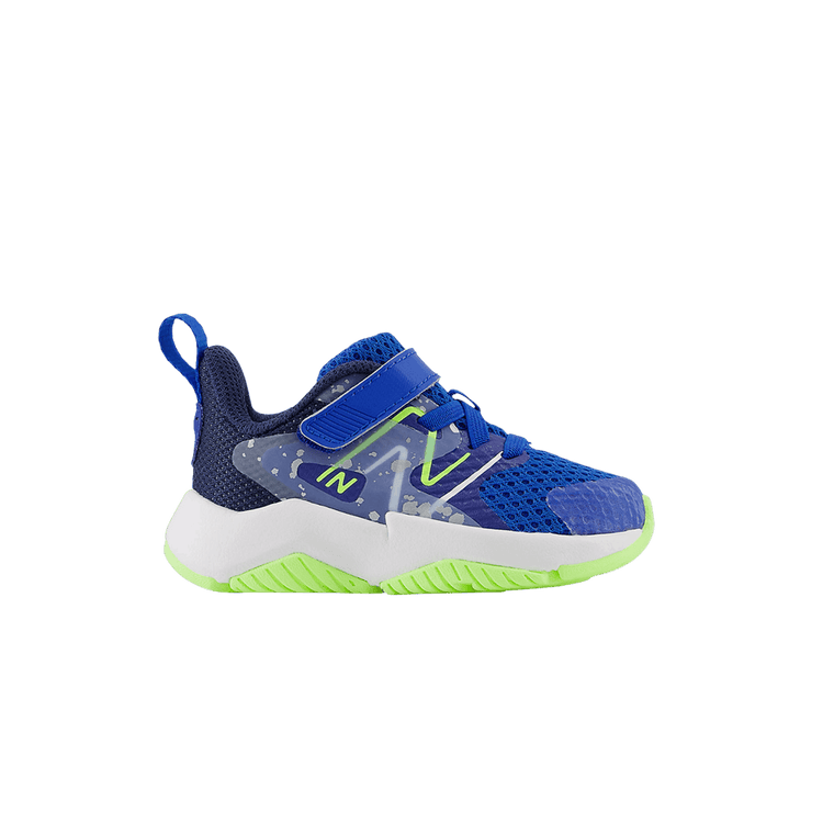 New Balance Rave Run v2 Bungee Lace Top Strap Toddler 'Team Royal Paint Splatter' ITRAVRB2