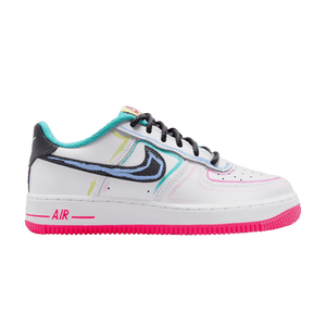 Nike Air Force 1 Low GS 'White Hyper Pink Dusty Cactus Anthracite'