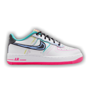 Nike Air Force 1 Low GS 'White Hyper Pink Dusty Cactus Anthracite'
