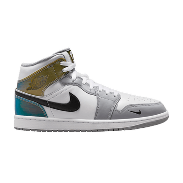 Air Jordan 1 Mid SE 'White Wolf Grey Black'