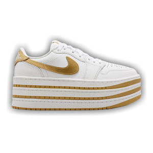 Air Jordan Wmns 1 Triple Stack SE 'White Metallic Gold'