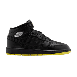 Air Jordan 1 Mid SE GS 'Black Opti Yellow'