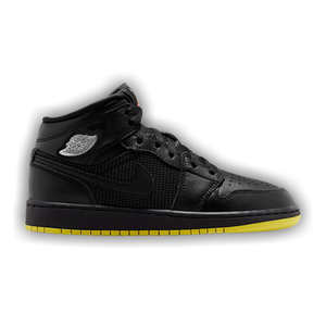 Air Jordan 1 Mid SE GS 'Black Opti Yellow'