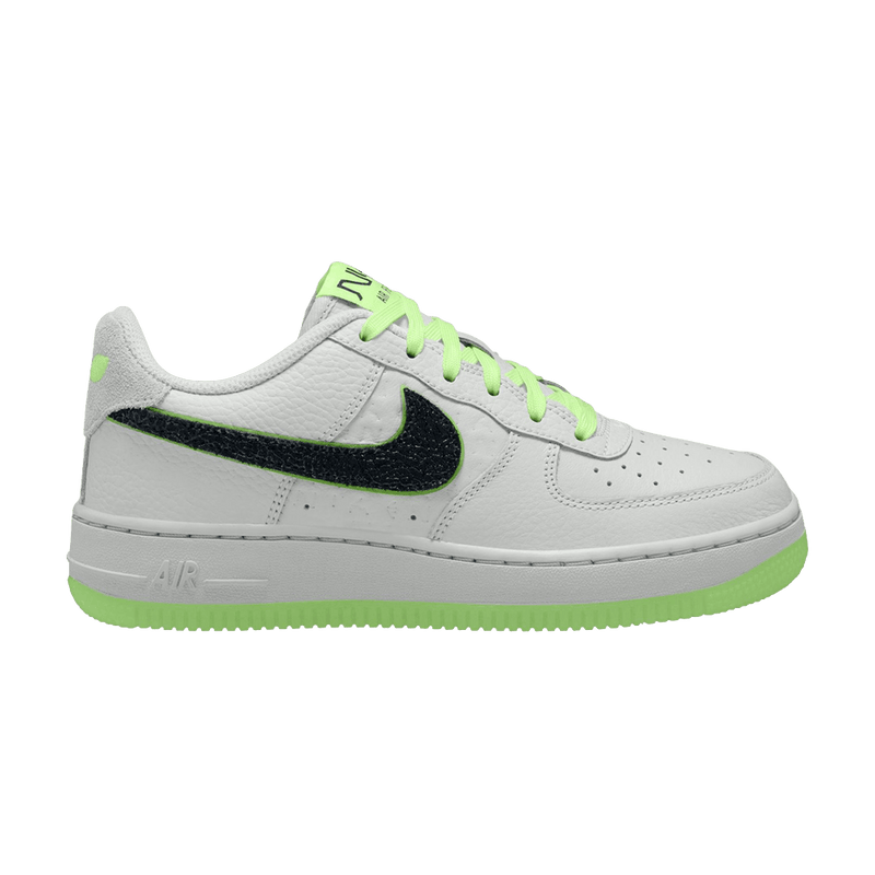 Nike Air Force 1 Low GS 'Photon Dust Black Barely Volt' IZ1797 001