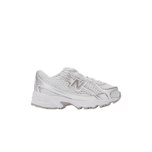 New Balance 740 Bungee Lace Toddler 'White Silver Metallic'