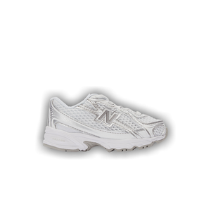 New Balance 740 Bungee Lace Toddler 'White Silver Metallic'