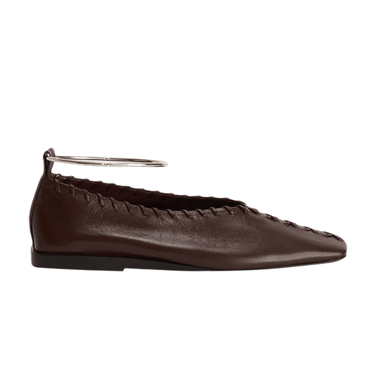 Jil Sander Wmns Ballerina 'Mahogany Silver J15WZ0009 P4835 209