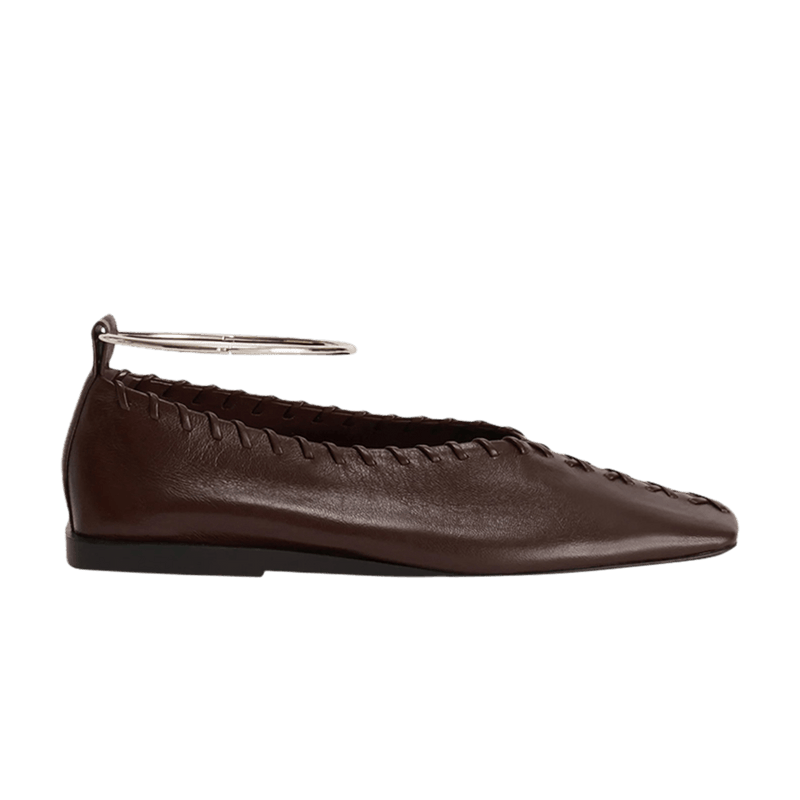 Jil Sander Wmns Ballerina 'Mahogany Silver J15WZ0009 P4835 209
