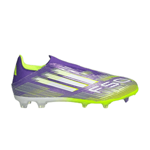 Adidas Adizero F50 League Laceless FG MG 'Purple Rush Lucid Lemon'