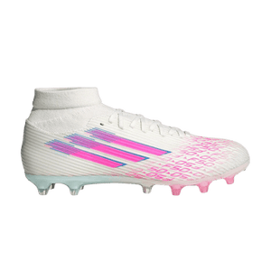 adidas Wmns Adizero F50 League Mid FG MG 'Sparkfusion White Lucid Pink'