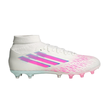 adidas Wmns Adizero F50 League Mid FG MG 'Sparkfusion White Lucid Pink'