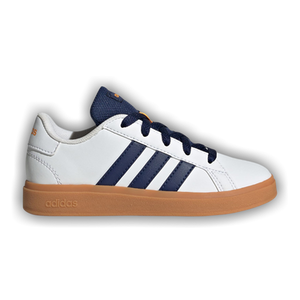 adidas Grand Court Lace-Up K 'White Dark Blue Gum'
