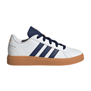 adidas Grand Court Lace-Up K 'White Dark Blue Gum'