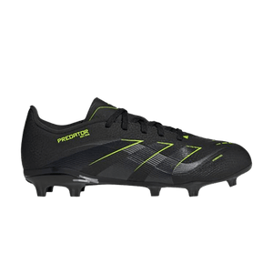 Adidas Predator League FG MG J 'Core Black Lucid Lemon'
