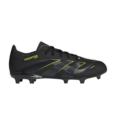 Adidas Predator League FG MG J 'Core Black Lucid Lemon'