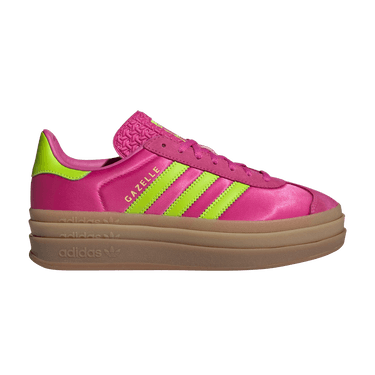 adidas Wmns Gazelle Bold 'Lucid Fuchsia Solar Slime Satin'