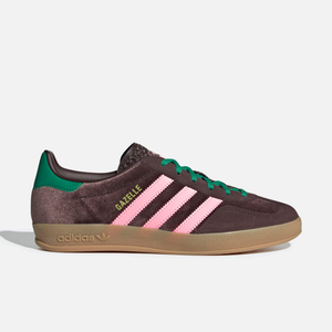 adidas Wmns Gazelle Indoor 'Dark Brown Pink Green Velvet'