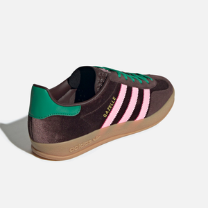 adidas Wmns Gazelle Indoor 'Dark Brown Pink Green Velvet'
