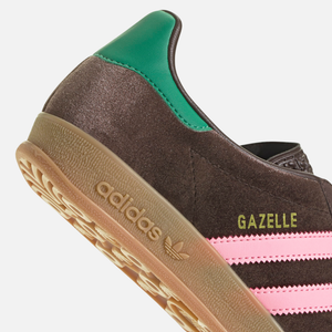 adidas Wmns Gazelle Indoor 'Dark Brown Pink Green Velvet'