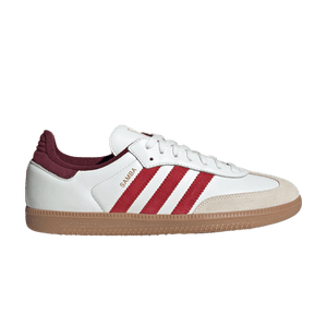 adidas Samba OG 'White Scarlet Shadow Red'