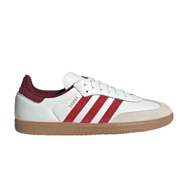 adidas Samba OG 'White Scarlet Shadow Red'