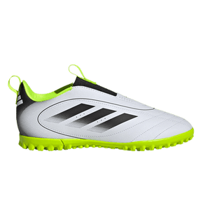 Adidas Goletto 9 Laceless Turf K 'White Black Lucid Lemon'