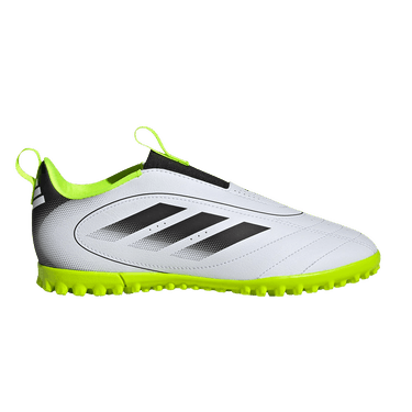 Adidas Goletto 9 Laceless Turf K 'White Black Lucid Lemon'