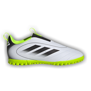 Adidas Goletto 9 Laceless Turf K 'White Black Lucid Lemon'