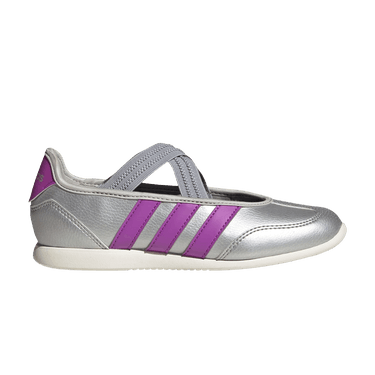 adidas Barreda Mary Jane J 'Silver Metallic Purple Burst Off White'