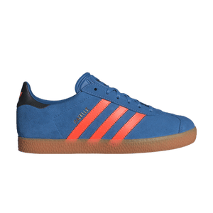 adidas Gazelle J 'Focus Blue Solar Orange'