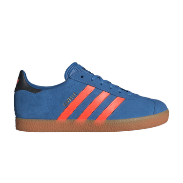 adidas Gazelle J 'Focus Blue Solar Orange'
