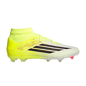 adidas F50 League Mid FG MG 'Team Solar Yellow Core Black Lucid Red'