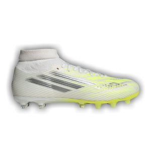 adidas Wmns F50 Sparkfusion League Mid FG AG 'Cloud White Iron Metallic Yellow'